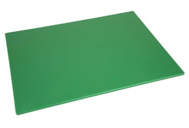 HYGIPLAS LOW DENSITY GREEN CHOPPING BOARD 600X450MM LARGE