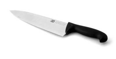 BLACK HANDLED COOKS KNIFE 10Inch