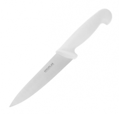 HYGIPLAS CHEF KNIFE WHITE 15.5CM