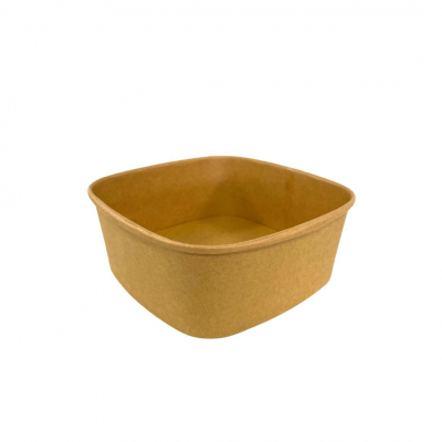 KRAFT SQUARE BOWL 1200ML 17X17CM X 300