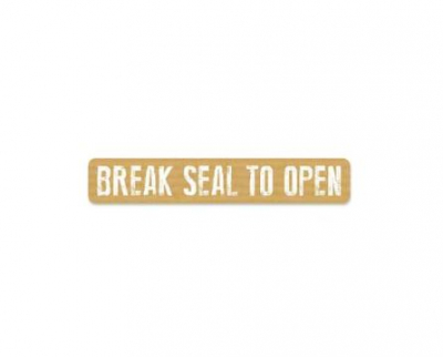 BREAK SEAL TO OPEN NATURAL LABELS X 1000 BRE003