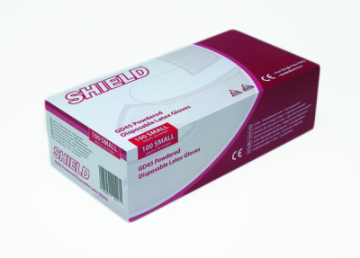 LATEX GLOVES LARGE POWDERED DG155-L