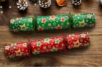 9Inch SPLENDID STAR RED/GREEN MIX CRACKER FESTIVE FUN PUZZLES