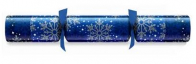 12Inch SNOWFLAKE BLUE FOIL BOARD CRACKER BOX50