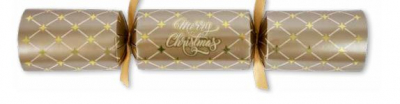12Inch GOLD CHRISTMAS DIAMOND FOIL BOARD CRACKER