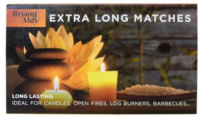 EXTRA LONG SAFETY MATCHES SINGLE BOX  PACK OF 60