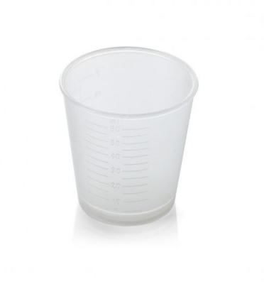MEDICINE MEASURE PLAIN GRADUATION  60ML   X100