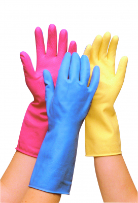 SINGLE PAIR OF HOUSEHOLD YELLOW XLARGE DG040-Y-XL