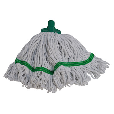 MINI MOPHEAD INTERCHANGE WHITE YARN LOOPED - GREEN