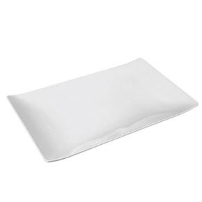 MELAMINE RECTANGULAR WHITE PLATTER 285X180MM T 908