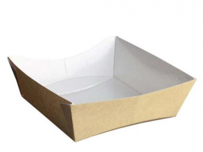 MEDIUM SQUARE TRAY 125X125X50MM X120 HBCP0020