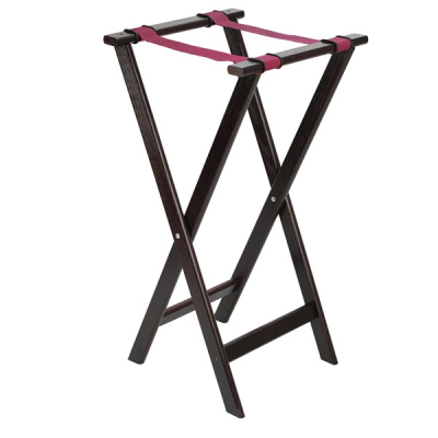MAHOGANY TRAY STAND 42X84CM