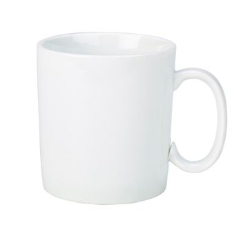 GENWARE PORCELAIN STRAIGHT SIDED MUG 28CL/ 10OZ