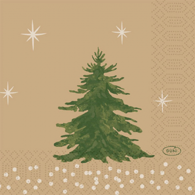 NAPKINS 3-PLY 24X24CM HUMBLE TREES