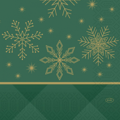 NAPKINS 3-PLY 33X33CM RHOMBUS GREEN