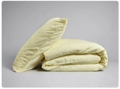 FR POLYESTER DUVET COVER, SINGLE BED 200 X 140CM - CREAM