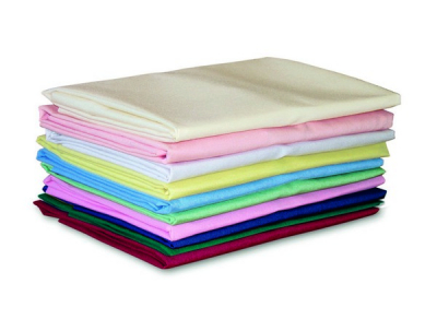 FR POLYESTER PILLOWCASES, PAIR 48CM X 73CM - WHITE