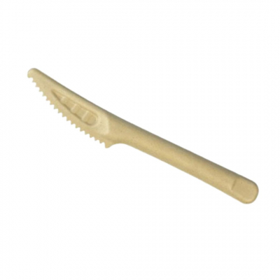 NATURAL BAGASSE KNIFE 165MM X1000