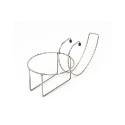 CHROME PLATED TABLE EDGE BUCKET STAND