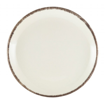 GENWARE TERRA STONEWARE SERENO GREY COUPE PLATE 7.5Inch