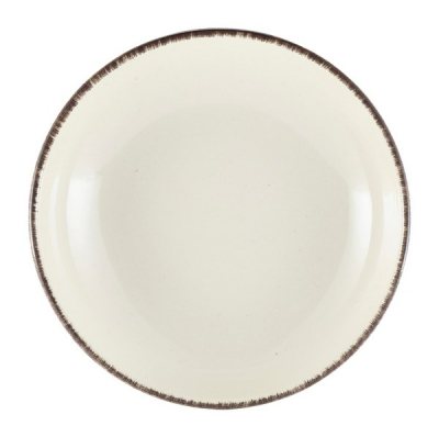 GENWARE TERRA STONEWARE SERENO GREY COUPE BOWL 45.8OZ