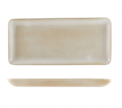 TERRA STONEWARE ANTIGO 31 X 14 BARLEY NARROW RECTANGULAR PLAT