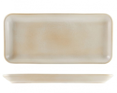 TERRA STONEWARE ANTIGO 35 X 16 BARLEY NARROW RECTANGULAR PLAT