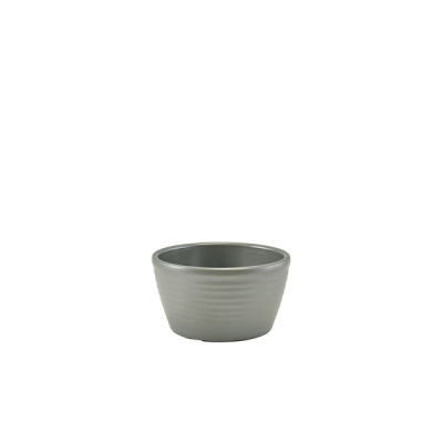 GENWARE MELAMINE MATT GREY RIPPLE RAMEKIN 56ML/2OZ