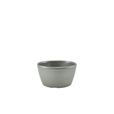 GENWARE MELAMINE MATT GREY RIPPLE RAMEKIN 113ML/4OZ