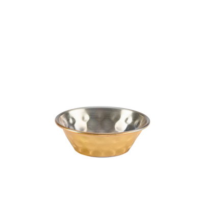 GENWARE GOLD PLATED HAMMERED RAMEKIN 43ML/1.5OZ