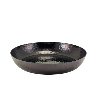 GENWARE BLACK HAMMERED ALUMI NIUM PLATTER 44CM