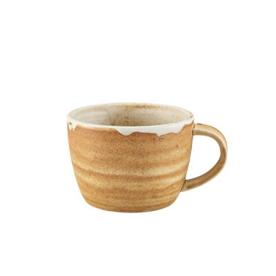 TERRA PORCELAIN ROKO SAND COFFEE CUP 23CL/8OZ