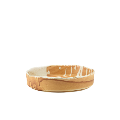 TERRA PORCELAIN ROKO SAND PRESENTATION BOWL 20.5CM