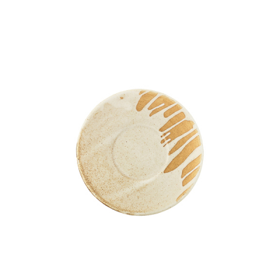 TERRA PORCELAIN ROKO SAND SAUCER 14.5CM