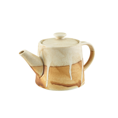 TERRA PORCELAIN ROKO SAND TEAPOT 50CL/17.6OZ