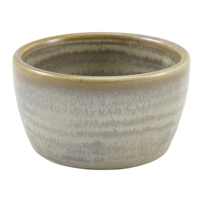 GENWARE TERRA PORCELAIN MATT GREY RAMEKIN 4.5OZ