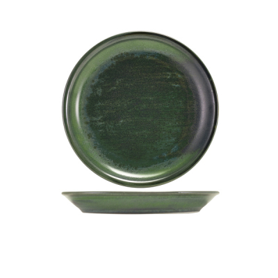 TERRA PORCELAIN AQUA GREEN  COUPE PLATE 19CM