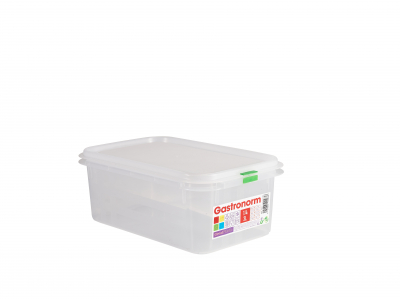 GENWARE CLEAR POLYPROPYLENE  CONTAINER GN1/4 100MM