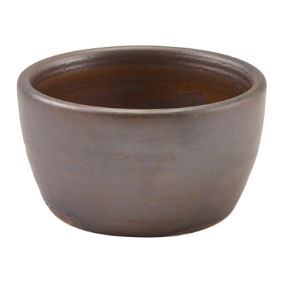 GENWARE TERRA PORCELAIN RUSTIC COPPER RAMEKIN 4.5OZ