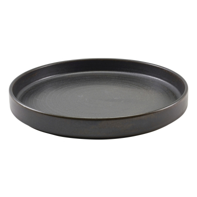 GENWARE TERRA PORCELAIN BLACK PRESENTATION PLATE 10.2Inch
