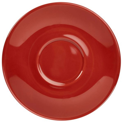 GENWARE PORCELAIN RED SAUCER 5.3Inch