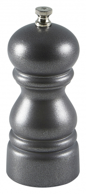 GENWARE ACRYLIC SALT/PEPPER MILL SILVER SPS12