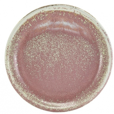GENWARE TERRA PORCELAIN ROSE COUPE PLATE 7.5Inch
