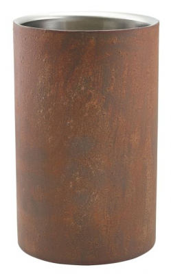 GENWARE RUST EFFECT WINE COOLER 4.7X7.9Inch