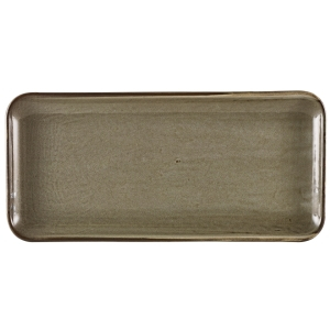 GENWARE TERRA PORECLAIN GREY RECTANGULAR PLATTER 14.2X6.5Inch