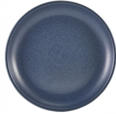 GENWARE TERRA STONEWARE ANTIGO DENIM COUPE PLATE 7.5Inch