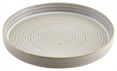GENWARE TERRA STONEWARE ANTIGO BARLEY PRESENTATION PLATE 8.3Inch