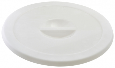 WHITE POLYETHYLENE BIN LID FOR 100LTR BIN
