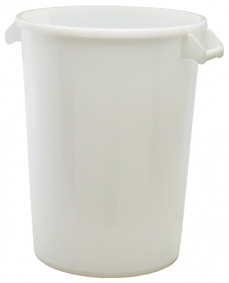 WHITE POLYETHYLENE BIN 100LTR 23112