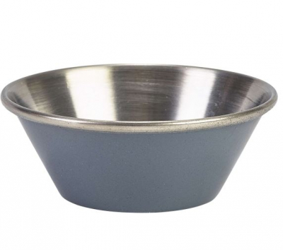 STAINLESS STEEL GREY RAMEKIN 1.5OZ